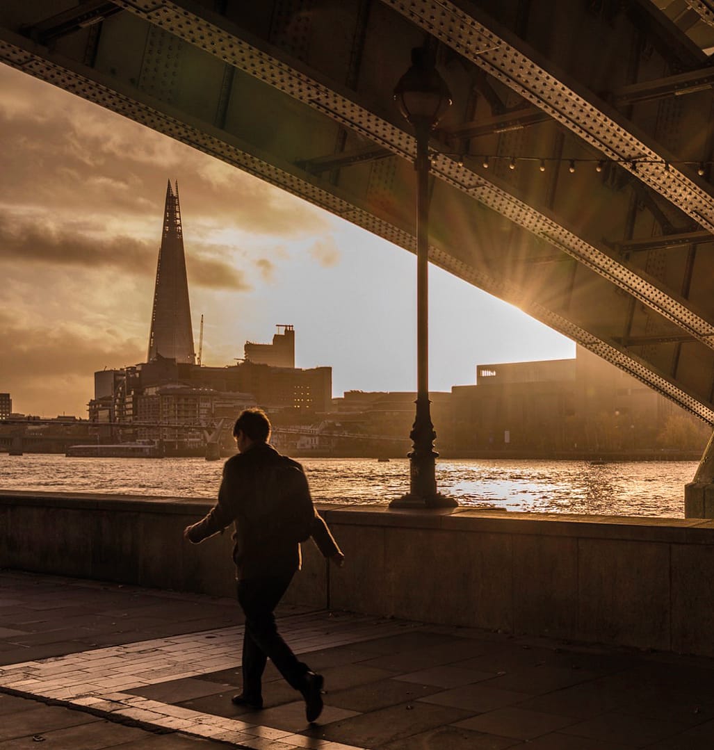 Man Walking Under the Bridge | Solicitor London and North London